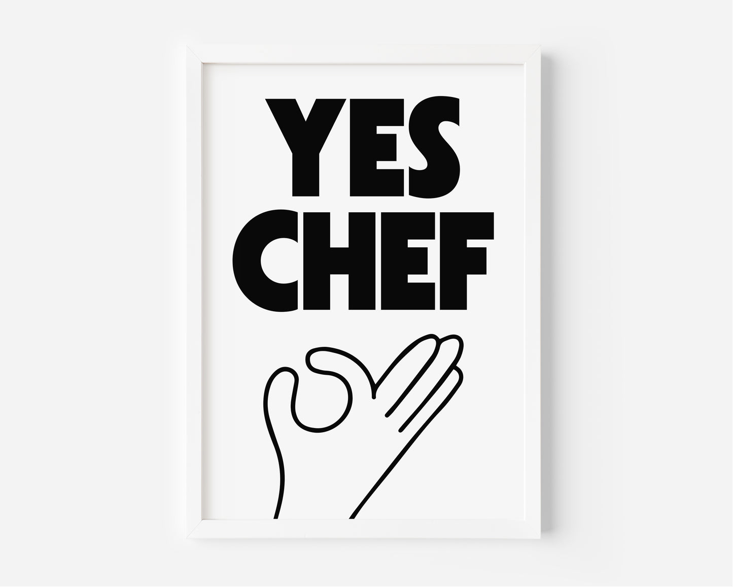 Yes Chef Print