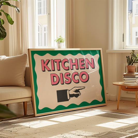 Kitchen Disco Print (Right)