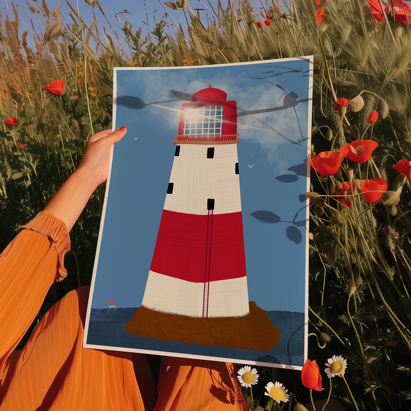 Beachy Head Lighthouse Print