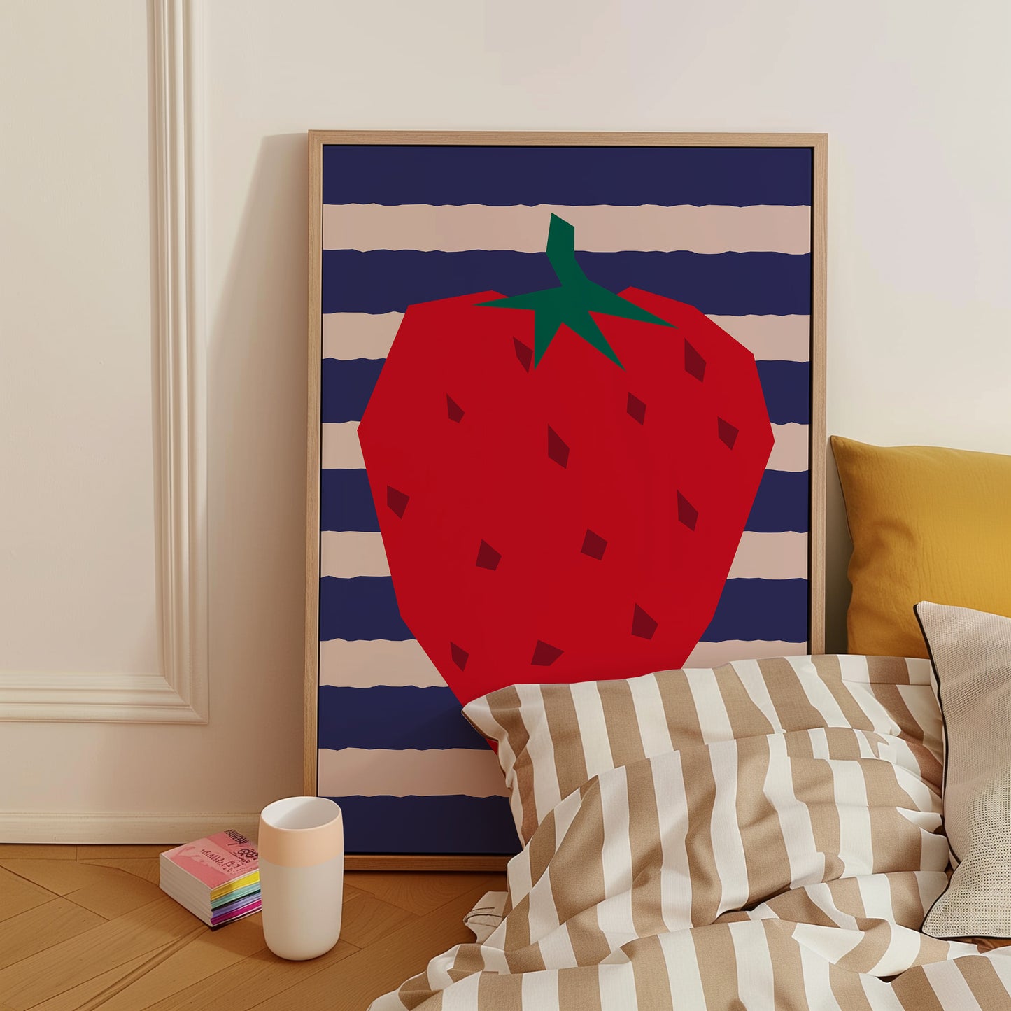 Bold Strawberry Print