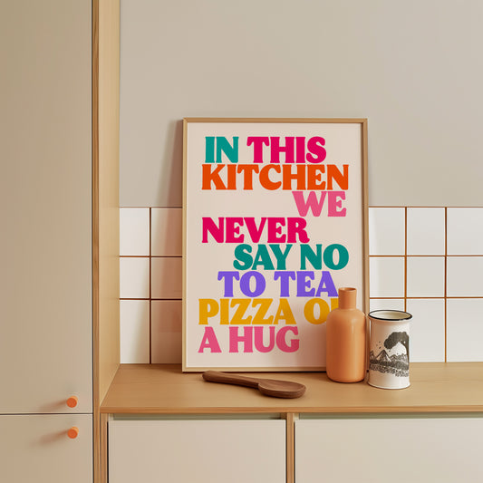 Tea - In This Kitchen Print