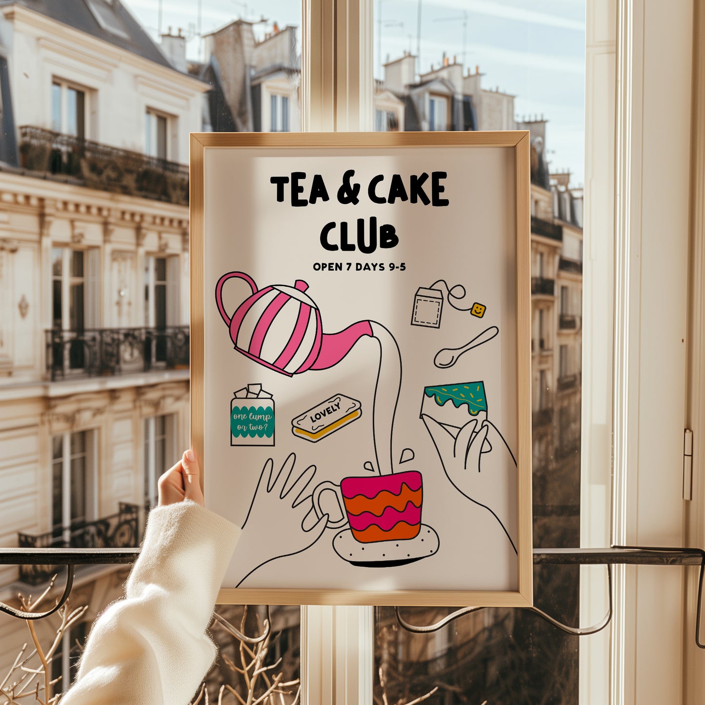 Tea and Cake Club Print