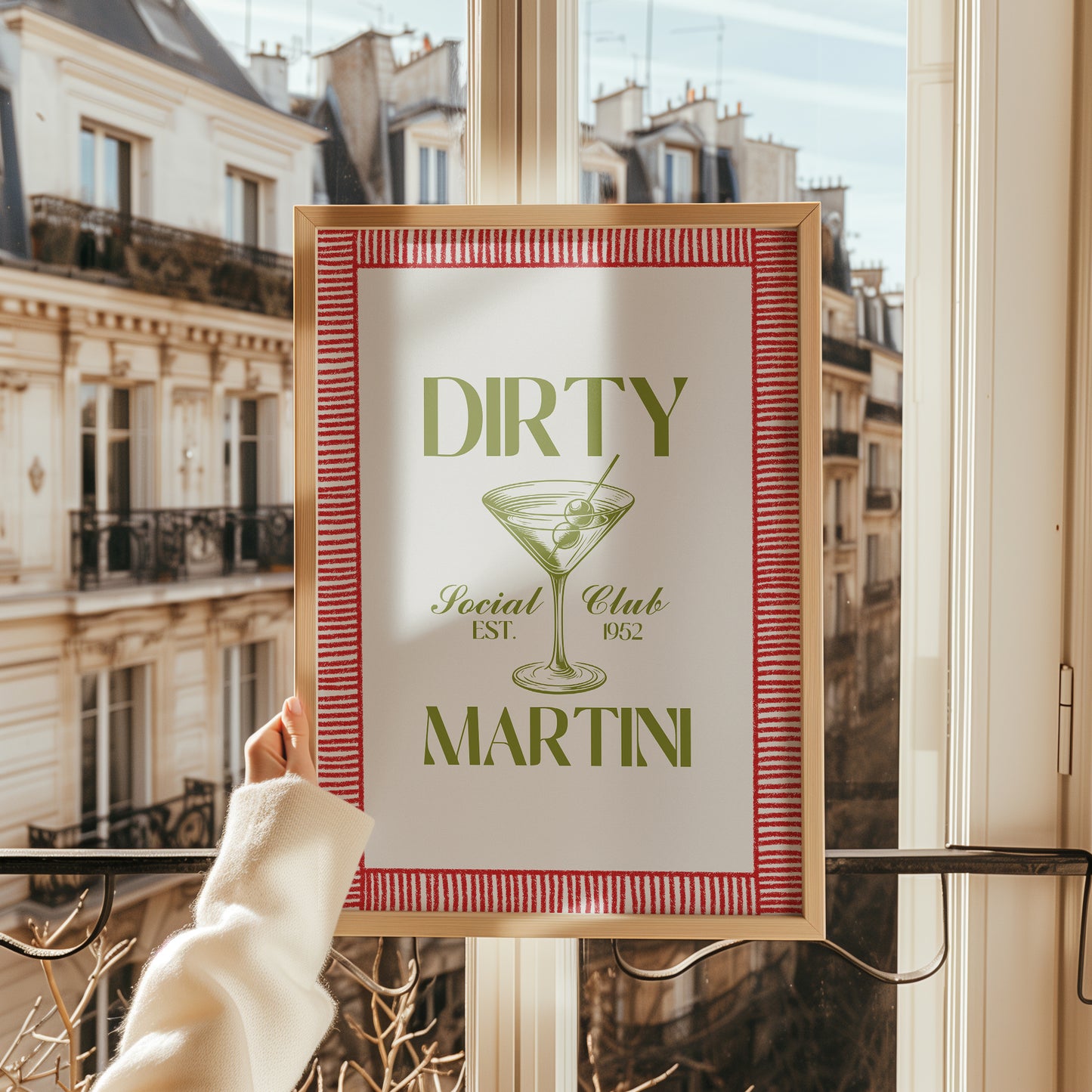 Dirty Martini Cocktail Print