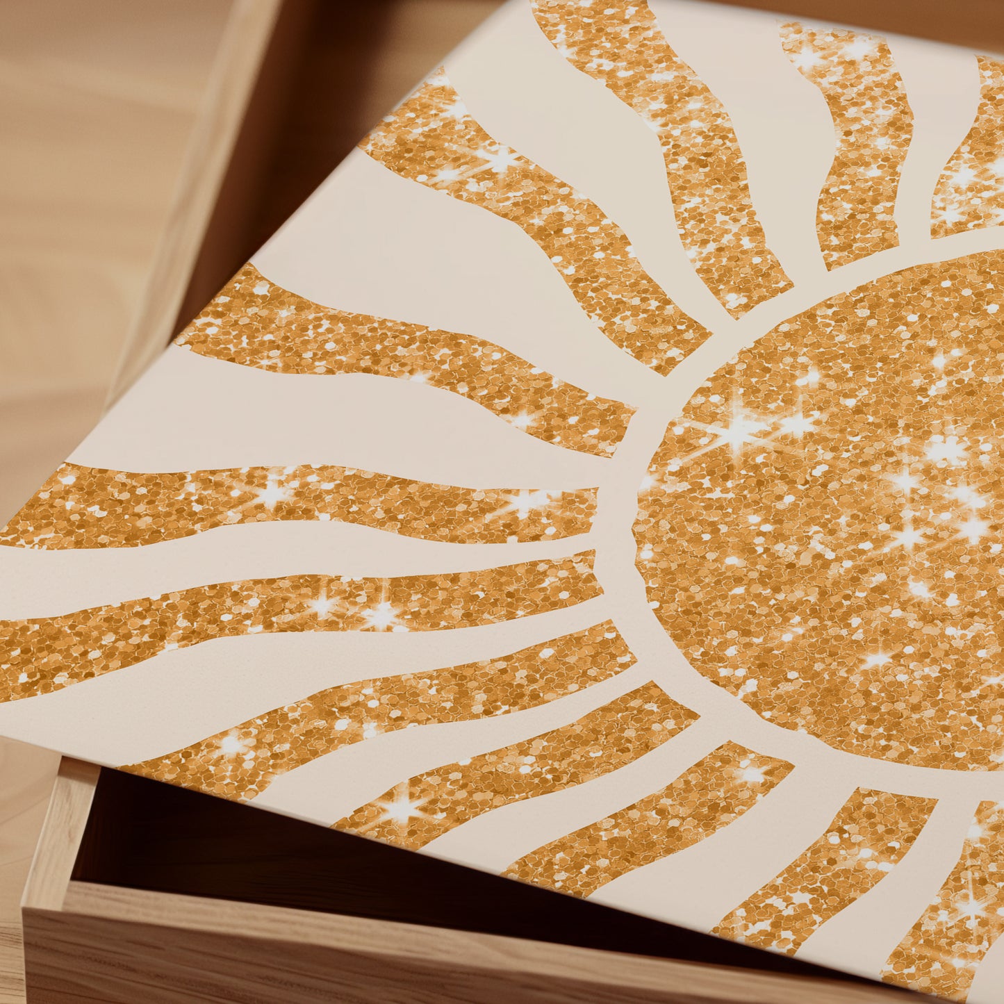 Glittered Sunshine Boho Print