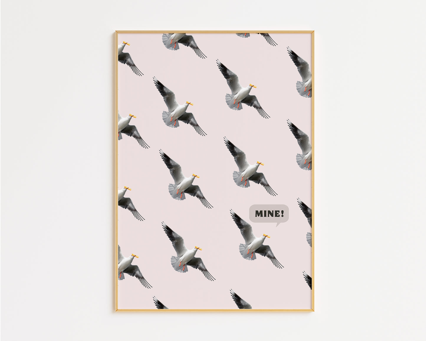 Cheeky Seagull Print