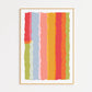 Colourful Abstract Lines Print