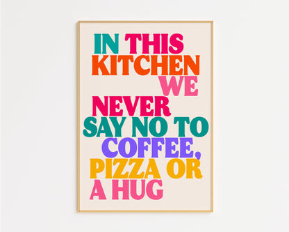 Coffee - In This Kitchen Print