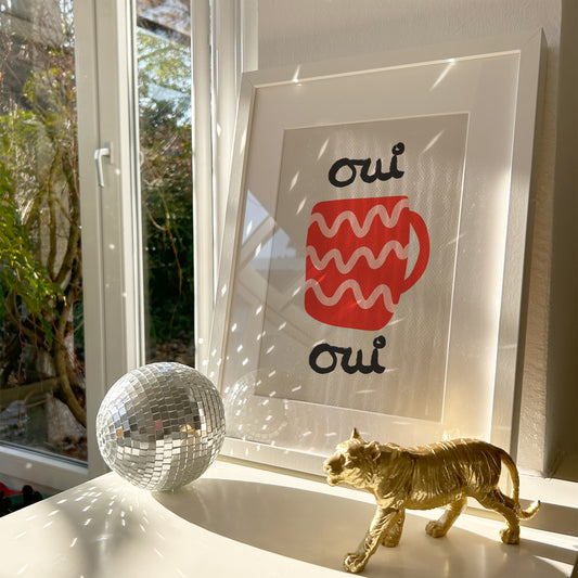 Oui Oui Cuppa Tea Print