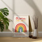 Personalised Rainbow Name Print