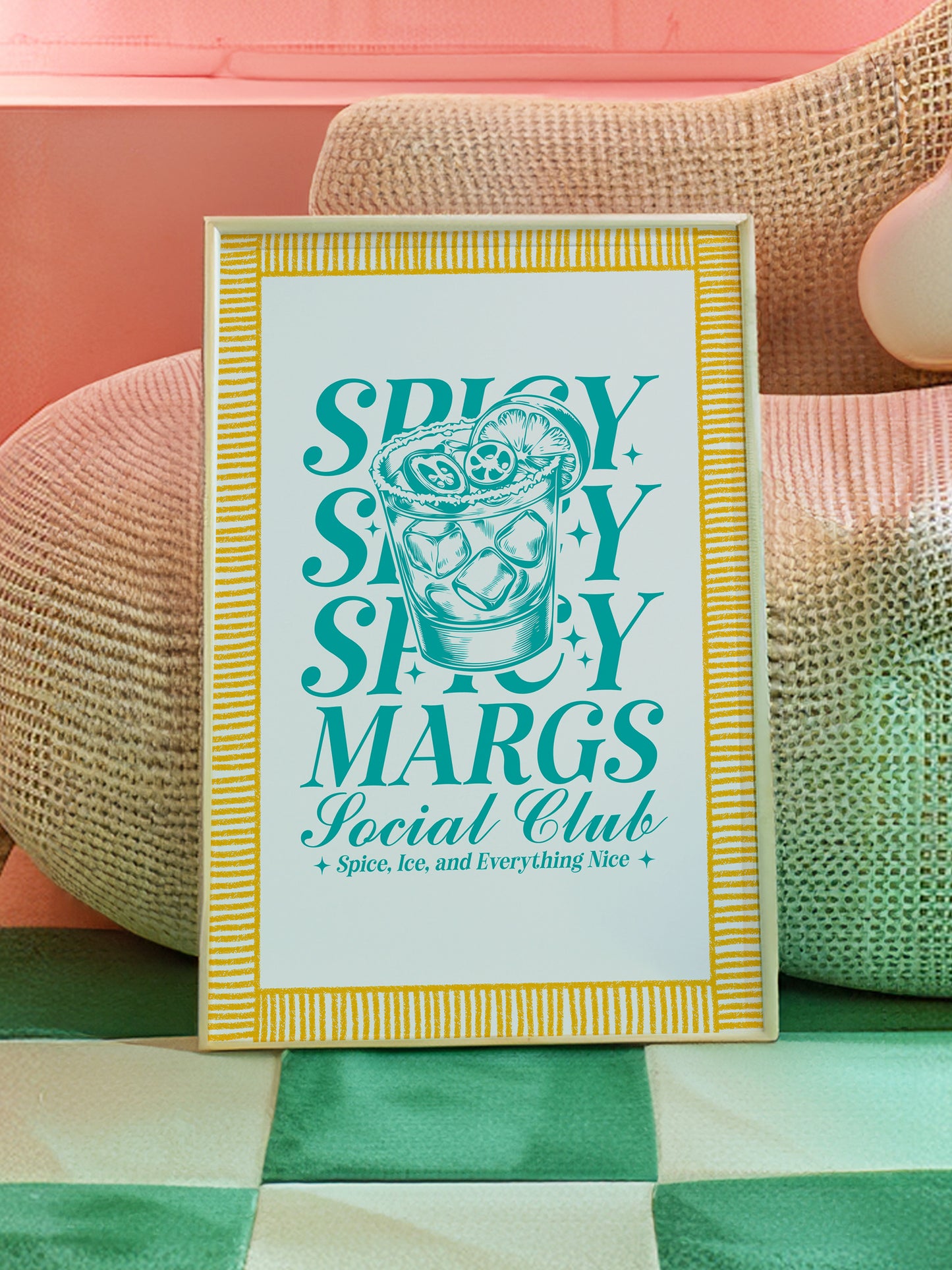 Spicy Margs Cocktail Print