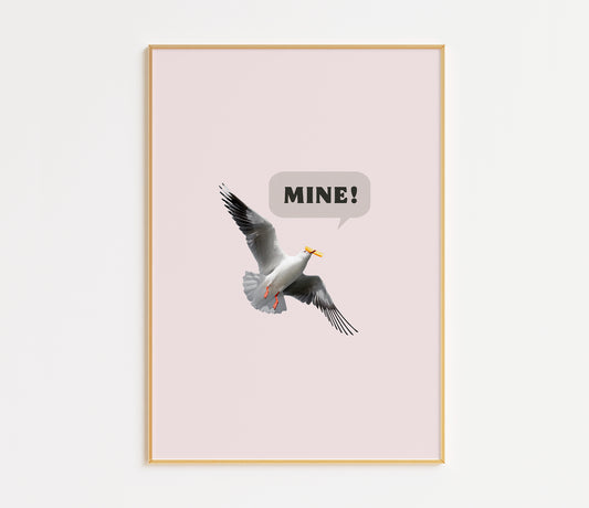 Cheeky Seagull Print