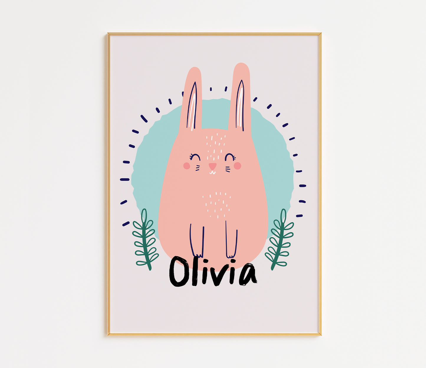 Personalised Name Print - Bunny