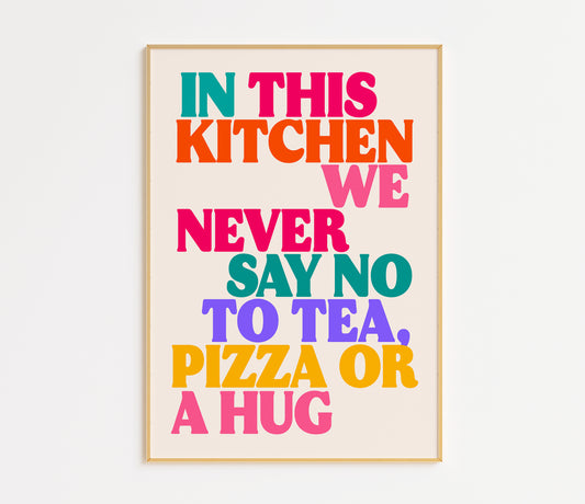 Tea - In This Kitchen Print