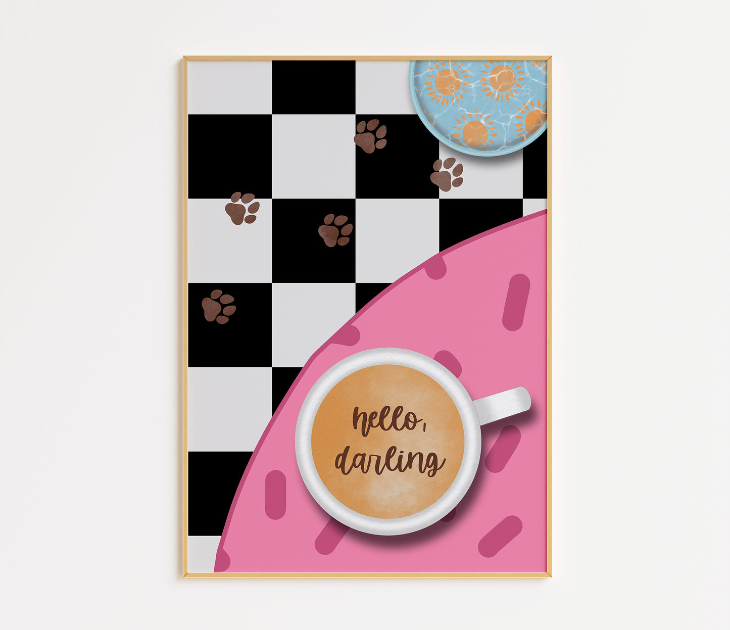 Hello Darling Print