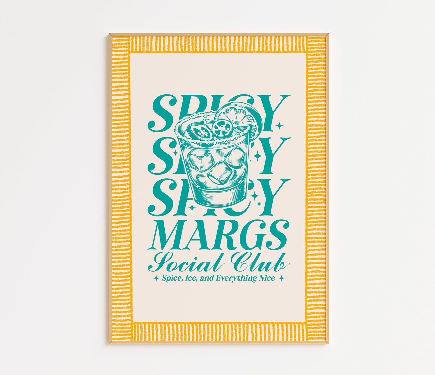 Spicy Margs Cocktail Print